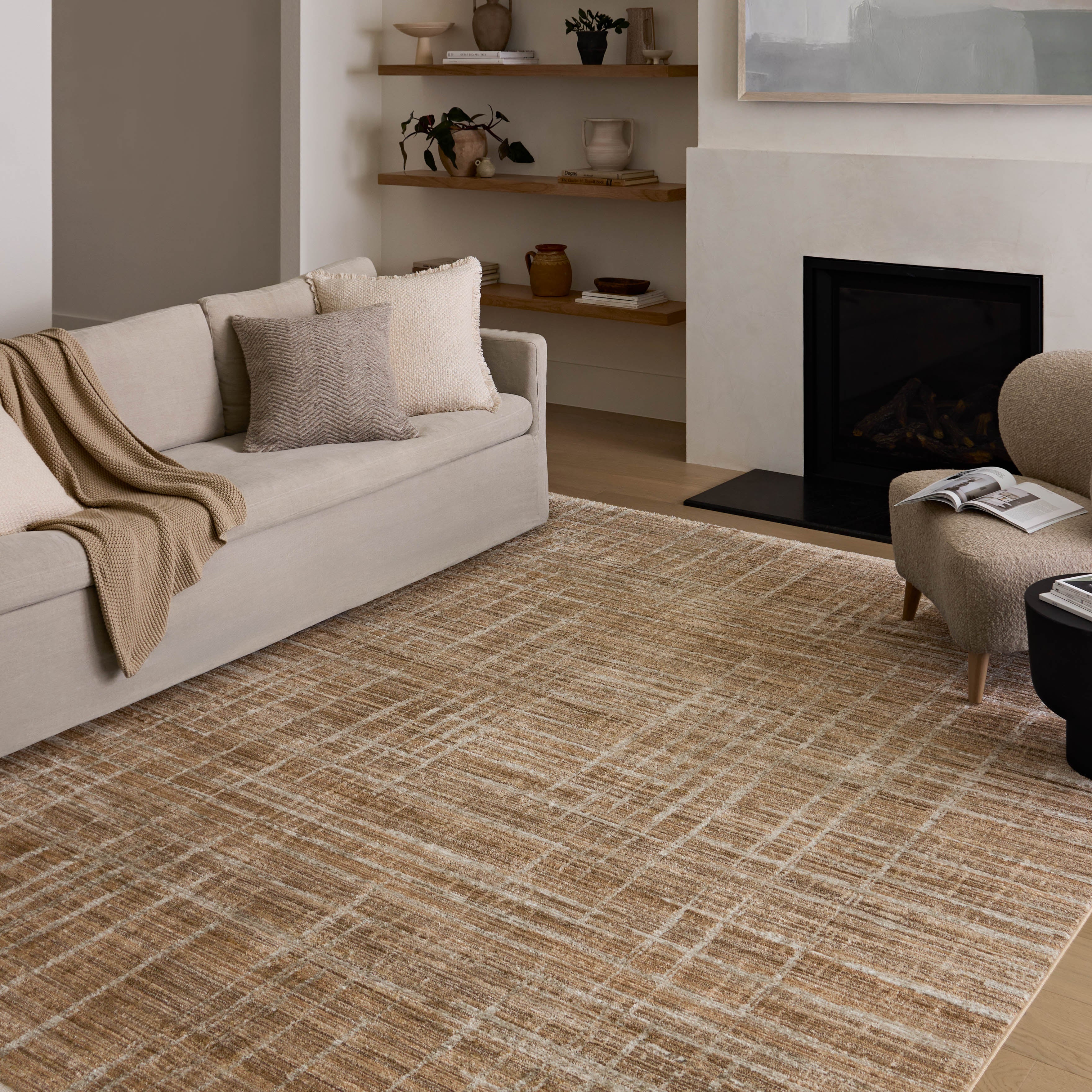 Loloi Wade Clay / Silver Runner Rug RUGS - synthetic Loloi