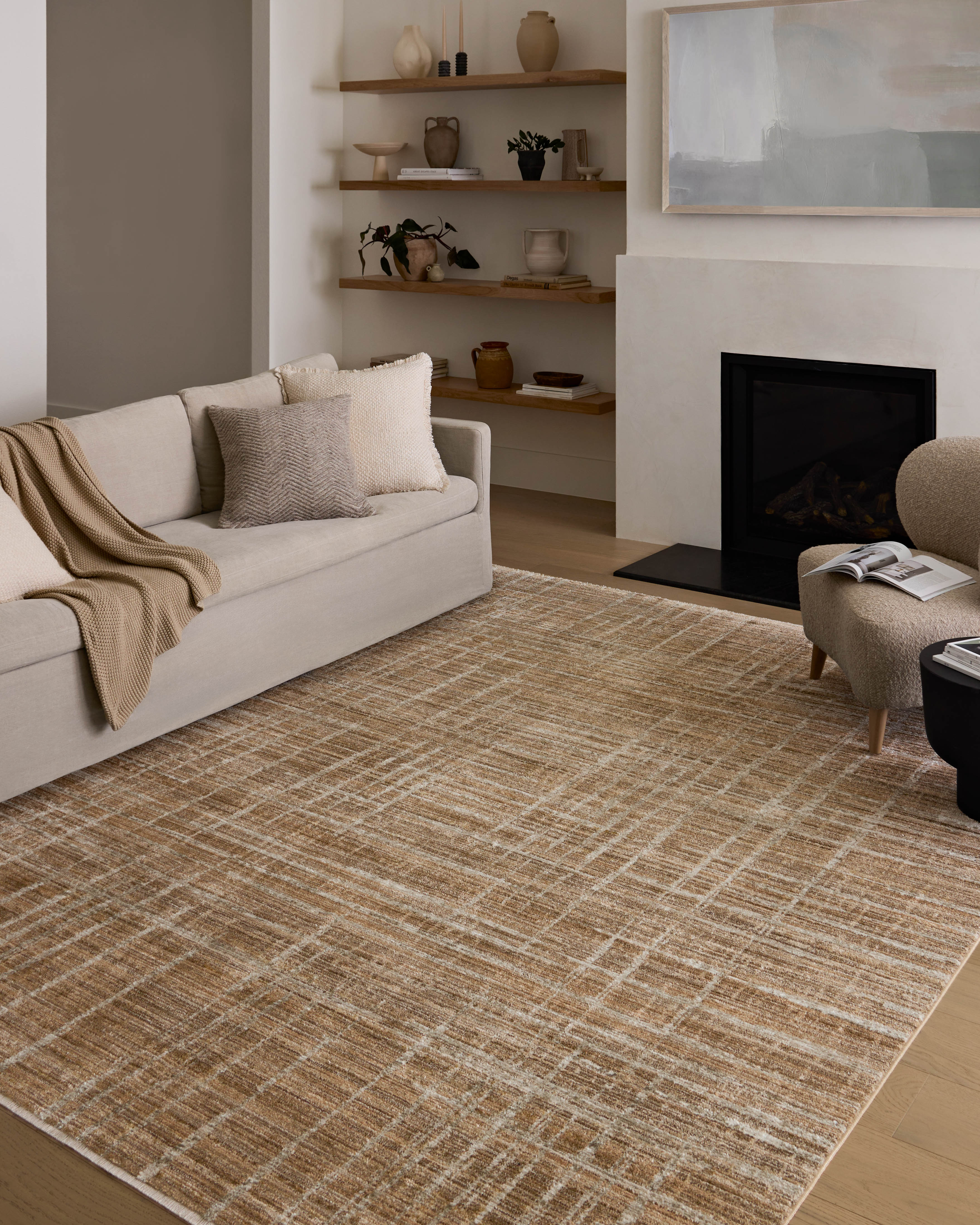Loloi Wade Clay / Silver Runner Rug RUGS - synthetic Loloi