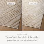 Loloi Wade Beige / Gold Runner Rug RUGS - synthetic Loloi