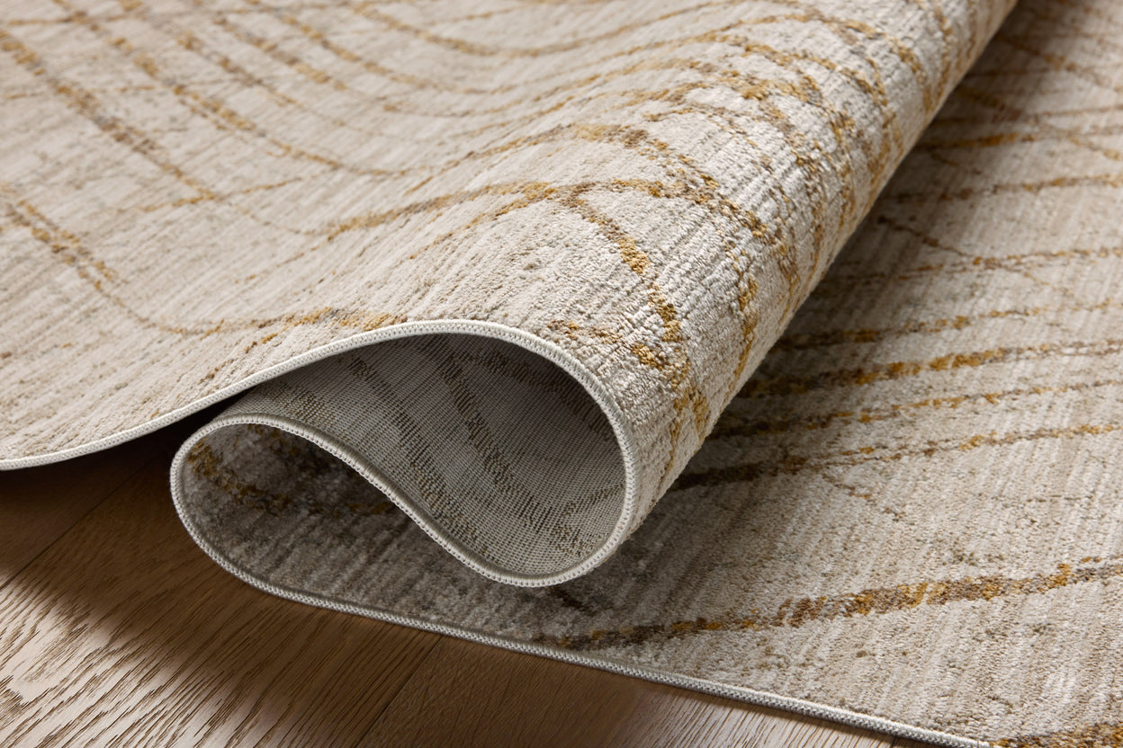 Loloi Wade Beige / Gold Rug 0-patterned rugs Loloi