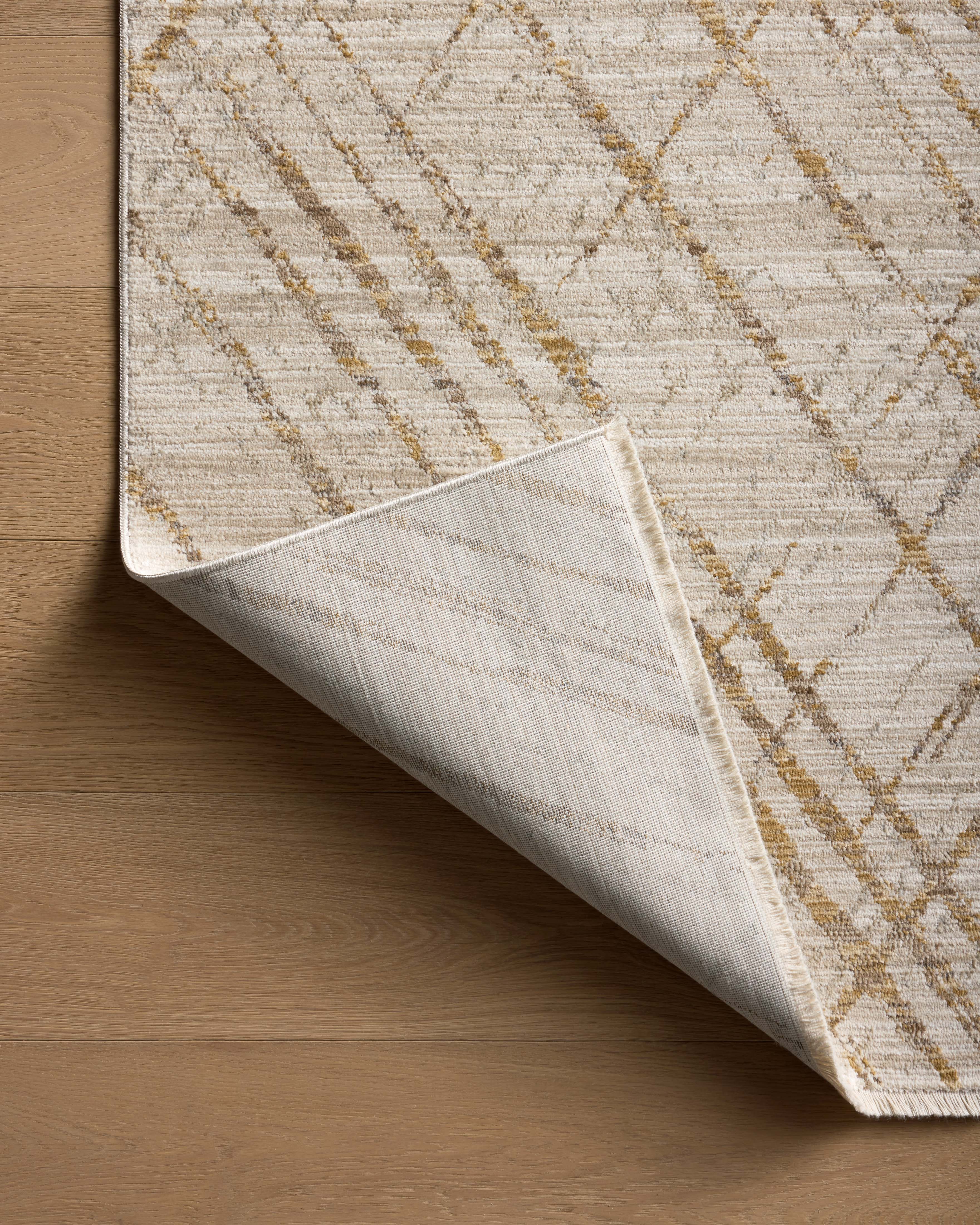 Loloi Wade Beige / Gold Rug RUGS - synthetic Loloi