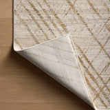 Loloi Wade Beige / Gold Square Rug RUGS - synthetic Loloi