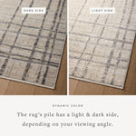 Loloi Wade Beige / Midnight Runner Rug RUGS - synthetic Loloi
