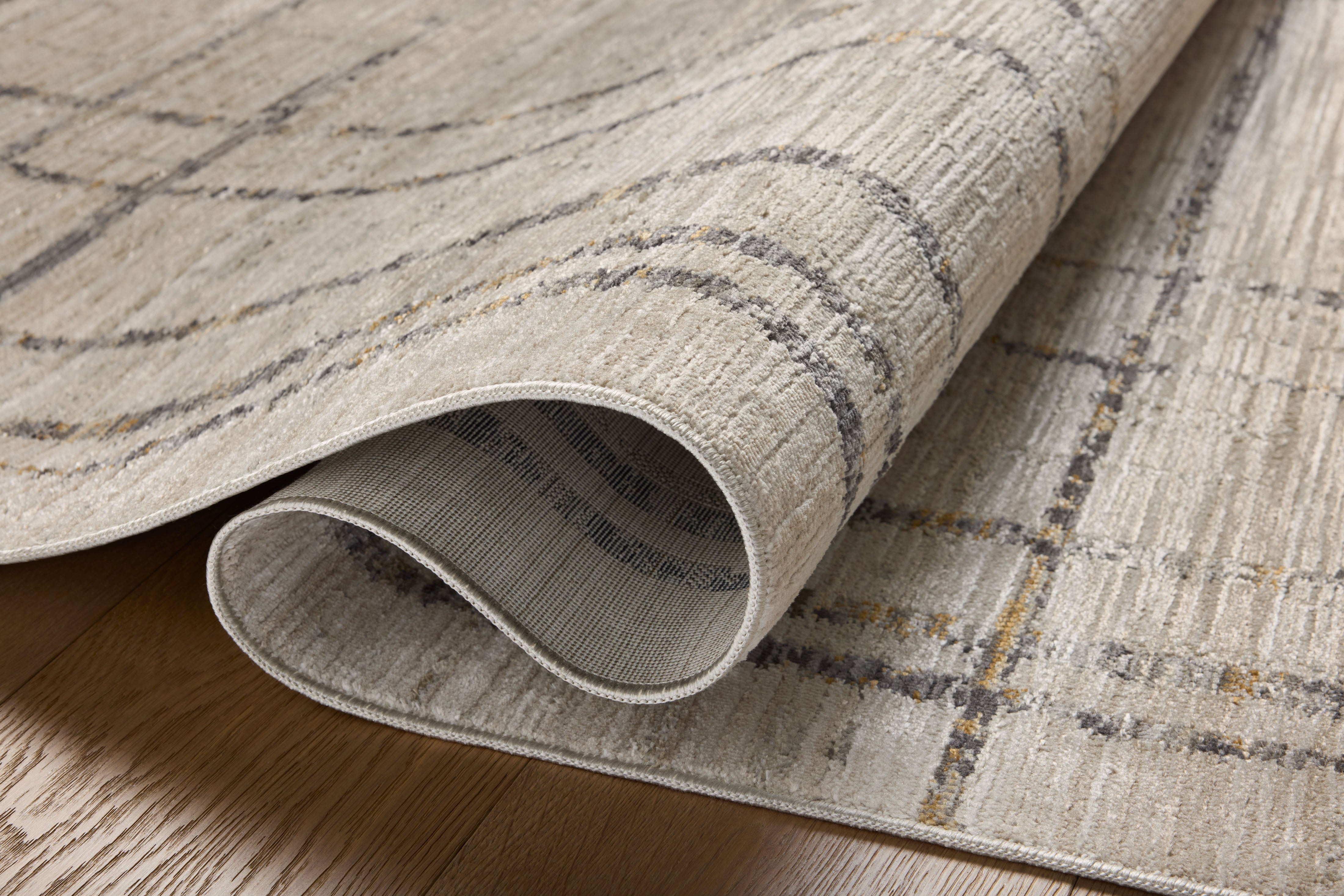 Loloi Wade Beige / Midnight Runner Rug RUGS - synthetic Loloi