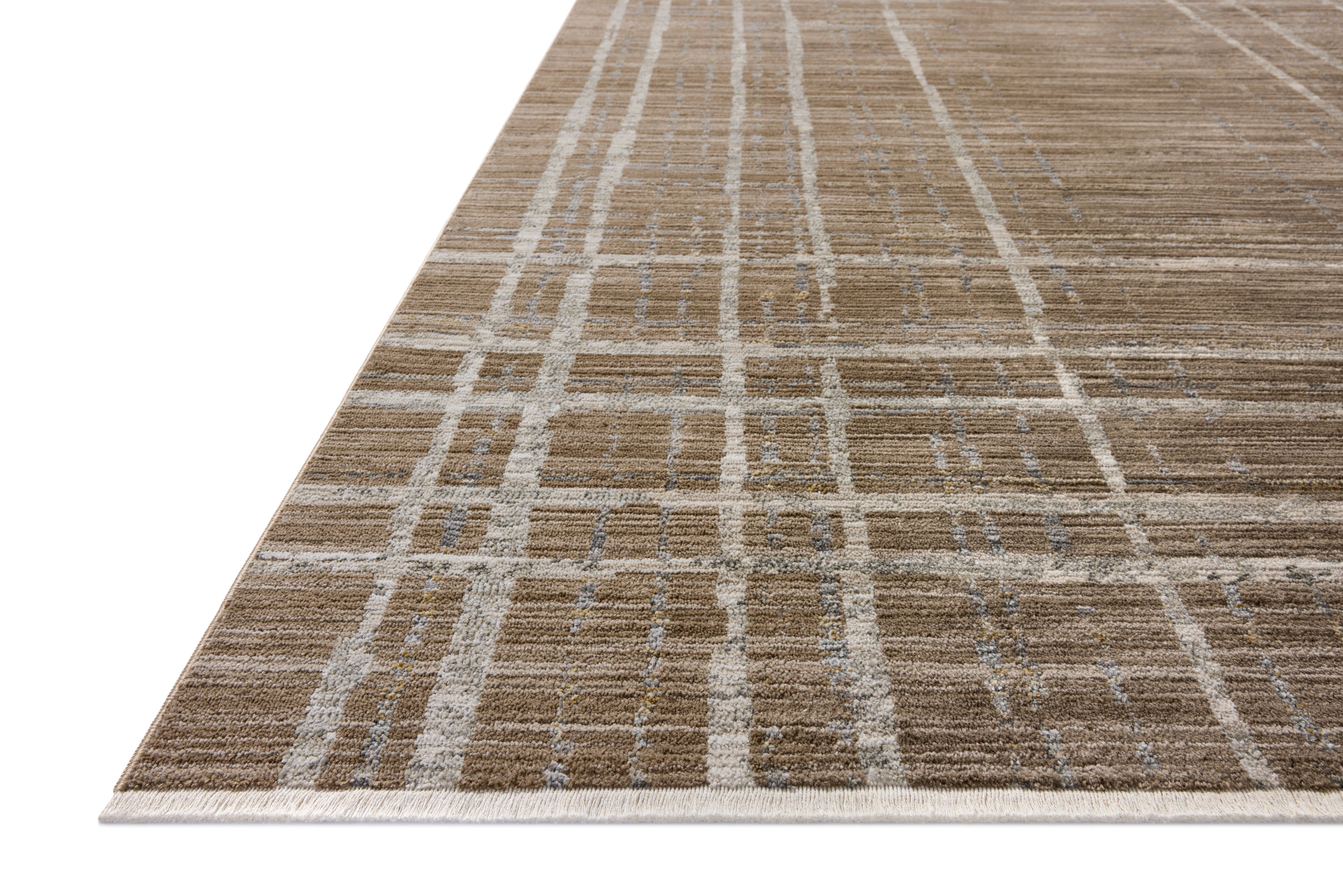 Loloi Wade Brown / Stone Rug RUGS - synthetic Loloi
