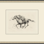 "Sketched Stride" Framed Art Print ARTWORK - framed art Wendover Art Group
