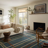 Magnolia Home by Joanna Gaines x Loloi Waylon Denim / Multi Rug RUGS - wool Loloi