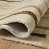 Magnolia Home by Joanna Gaines x Loloi Waylon Natural / Bark Rug RUGS - wool Loloi 18" x 18" sample