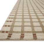 Magnolia Home by Joanna Gaines x Loloi Waylon Natural / Rust Rug RUGS - wool Loloi
