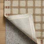Magnolia Home by Joanna Gaines x Loloi Waylon Natural / Rust Rug RUGS - wool Loloi 18" x 18" sample