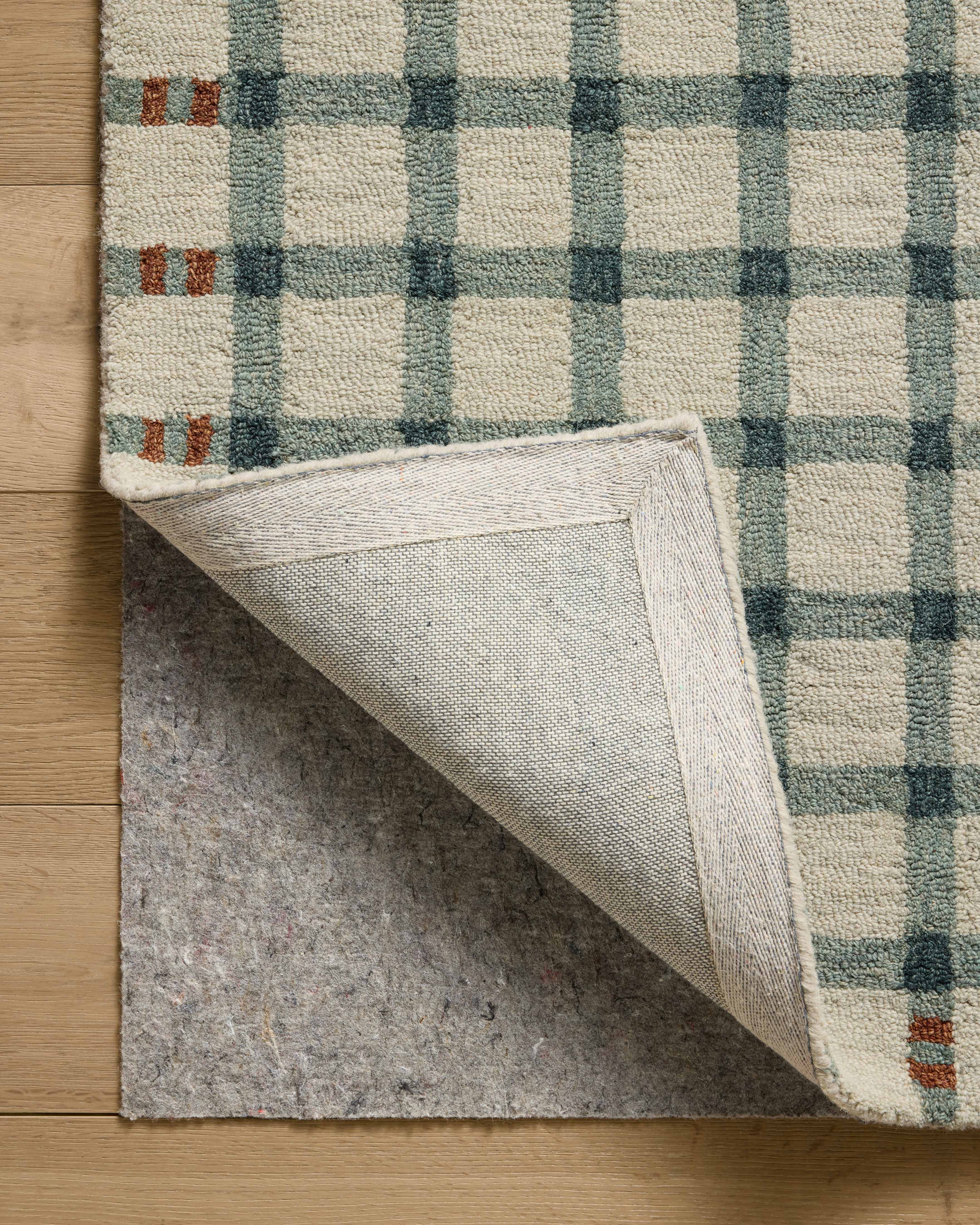 Magnolia Home by Joanna Gaines x Loloi Waylon Spa / Brick Rug RUGS - wool Loloi