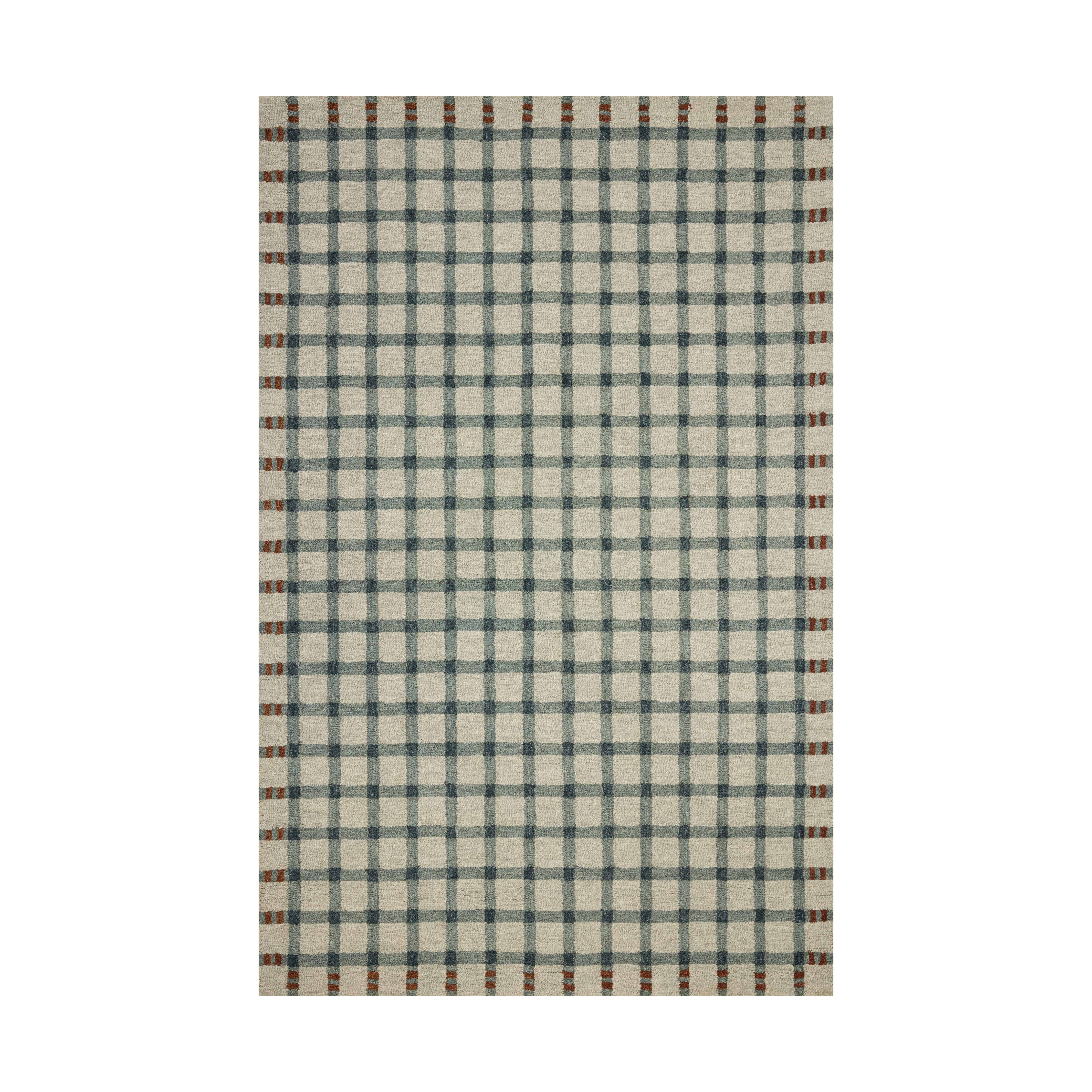 Magnolia Home by Joanna Gaines x Loloi Waylon Spa / Brick Rug, 2'3" x 3'9"