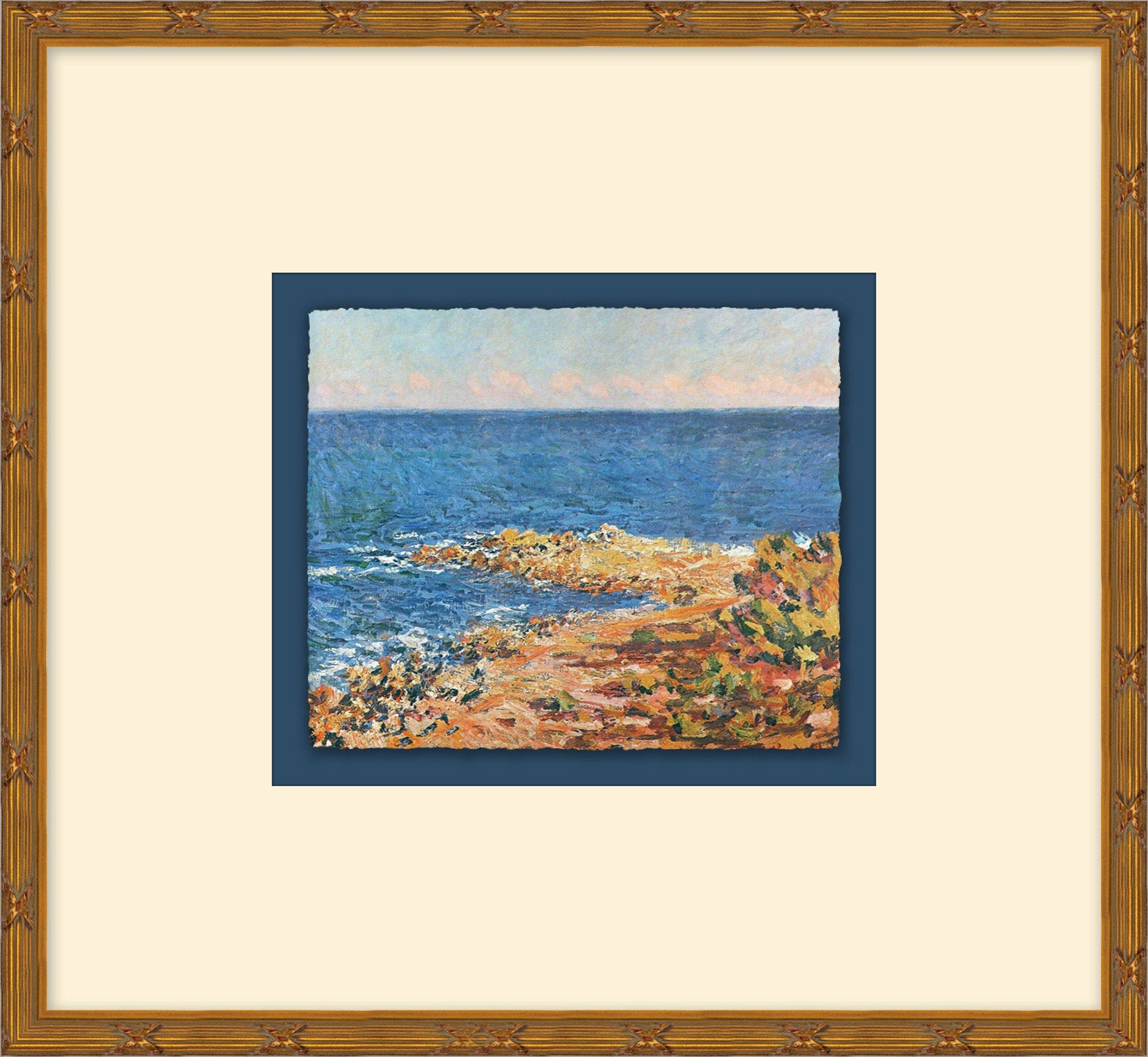"Where the Water Turns Cobalt" Framed Art Print ARTWORK - framed art Wendover Art Group