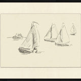 "Boats at Cassis" Framed Art Print ARTWORK - framed art Wendover Art Group