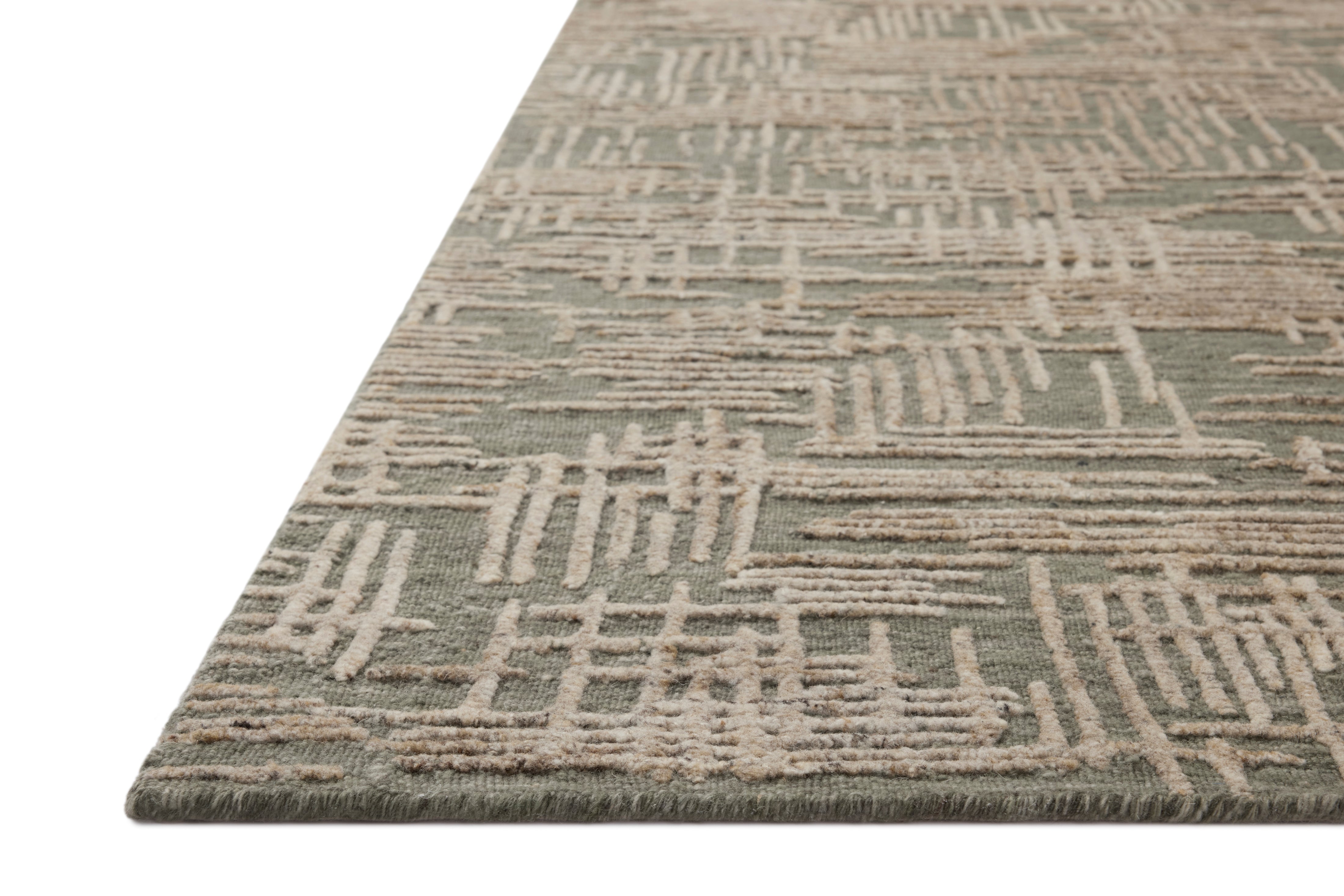 Loloi Woodriff Lagoon / Natural Rug RUGS - wool Loloi 18" x 18"