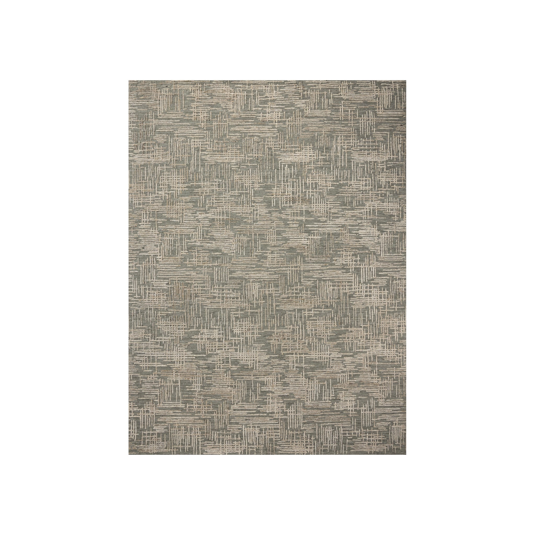 Loloi Woodriff Lagoon / Natural Rug, 18" x 18"
