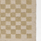 Willa Beige Checkerboard Rug