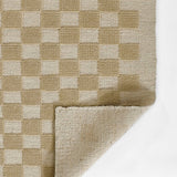 Willa Beige Checkerboard Rug