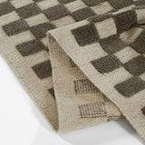 Willa Charcoal Checkerboard Rug