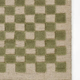 Willa Green Checkerboard Rug