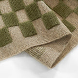 Willa Green Checkerboard Rug