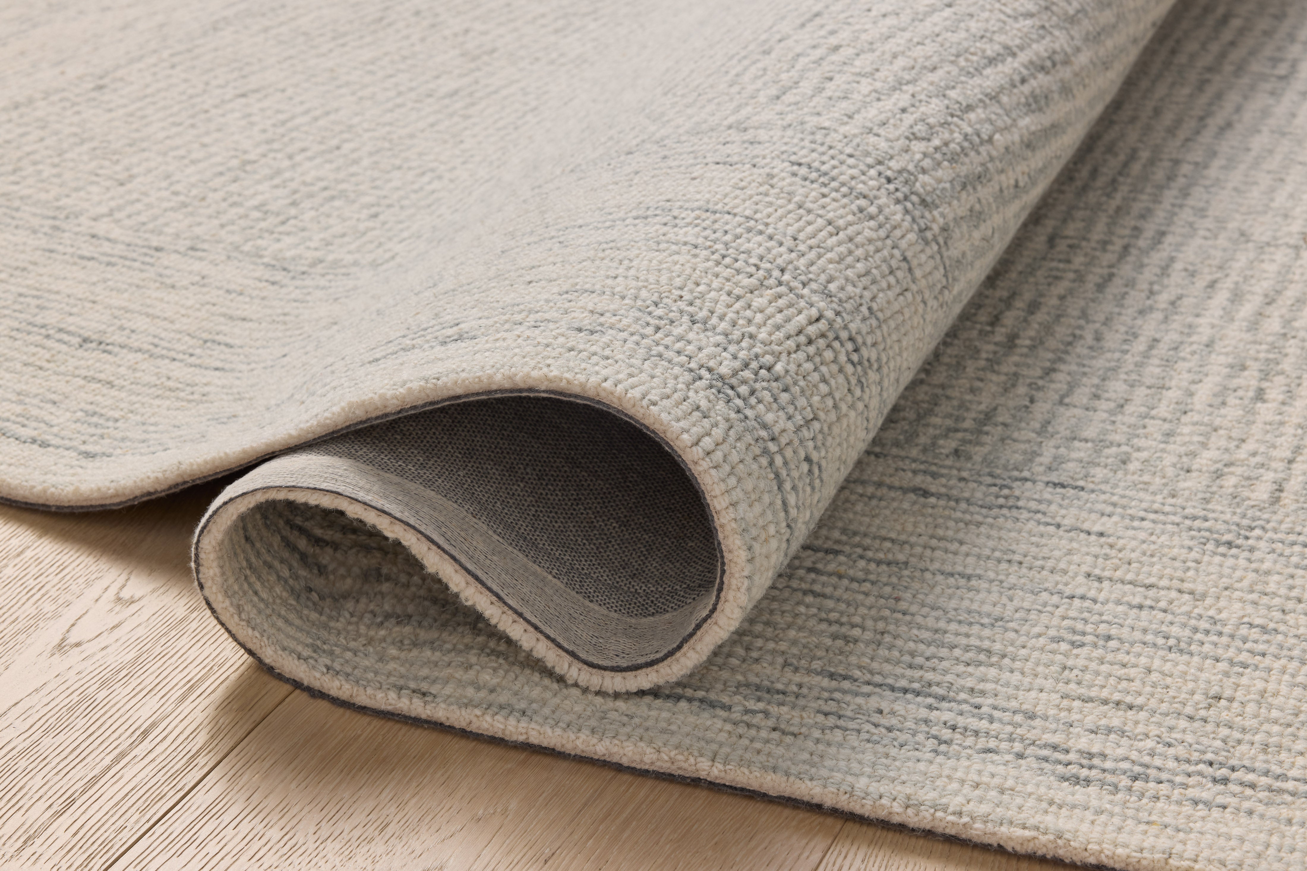 Amber Lewis x Loloi Windsor Ivory / Sky RUGS - wool Loloi
