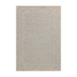 Amber Lewis x Loloi Windsor Ivory / Sky Rug RUGS - wool Loloi 18" x 18"
