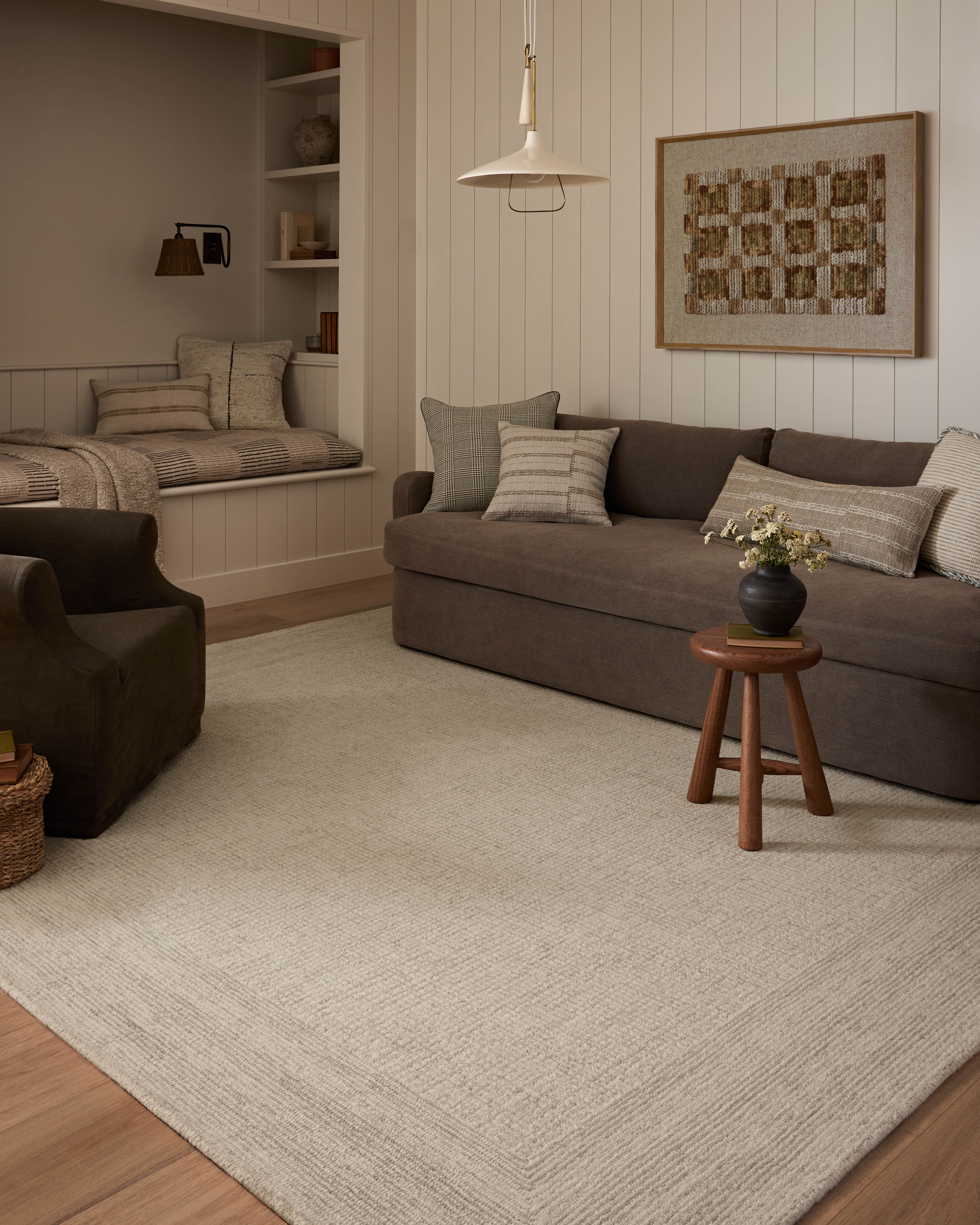 Amber Lewis x Loloi Windsor Ivory / Spa Rug RUGS - wool Loloi