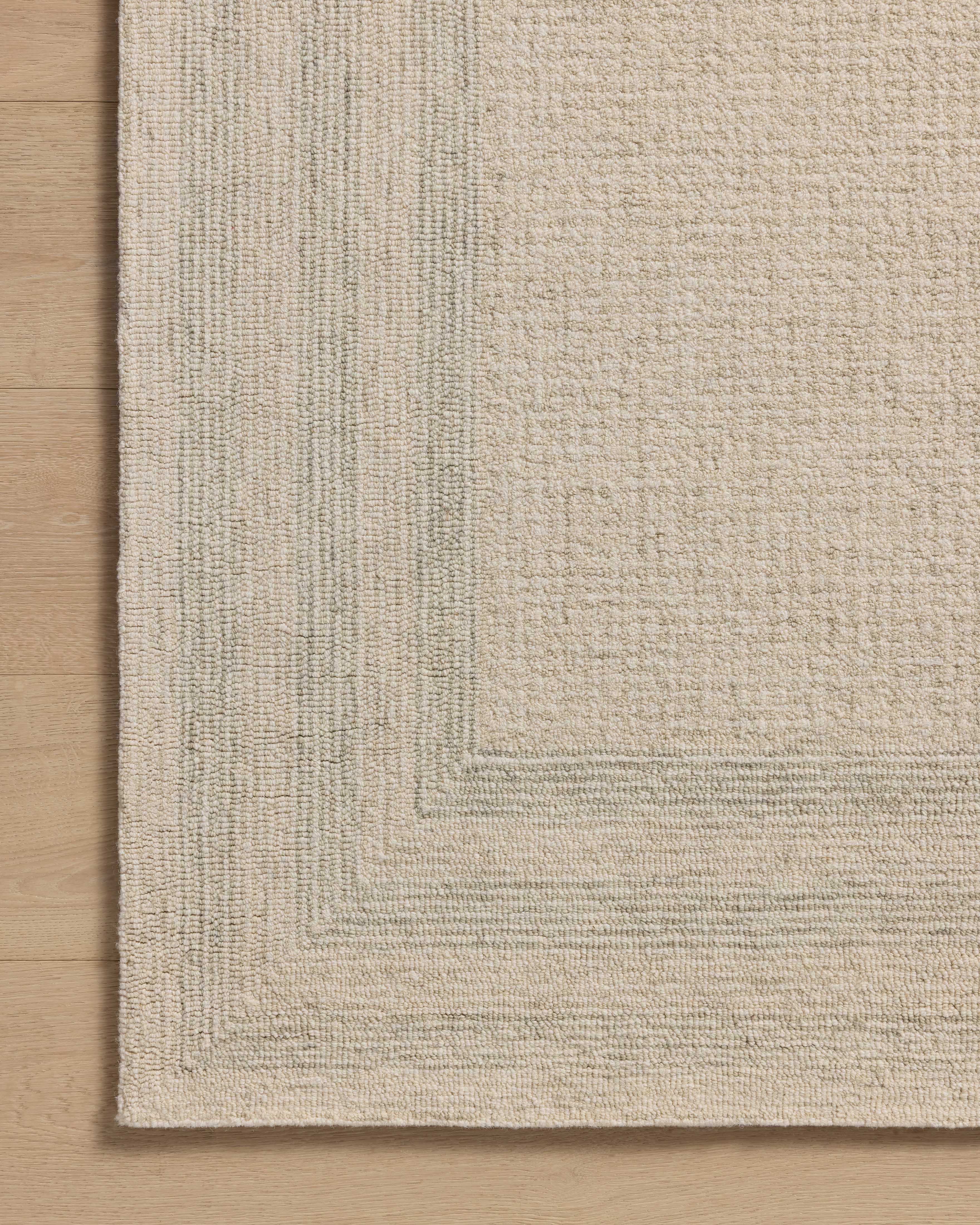 Amber Lewis x Loloi Windsor Ivory / Spa RUGS - wool Loloi