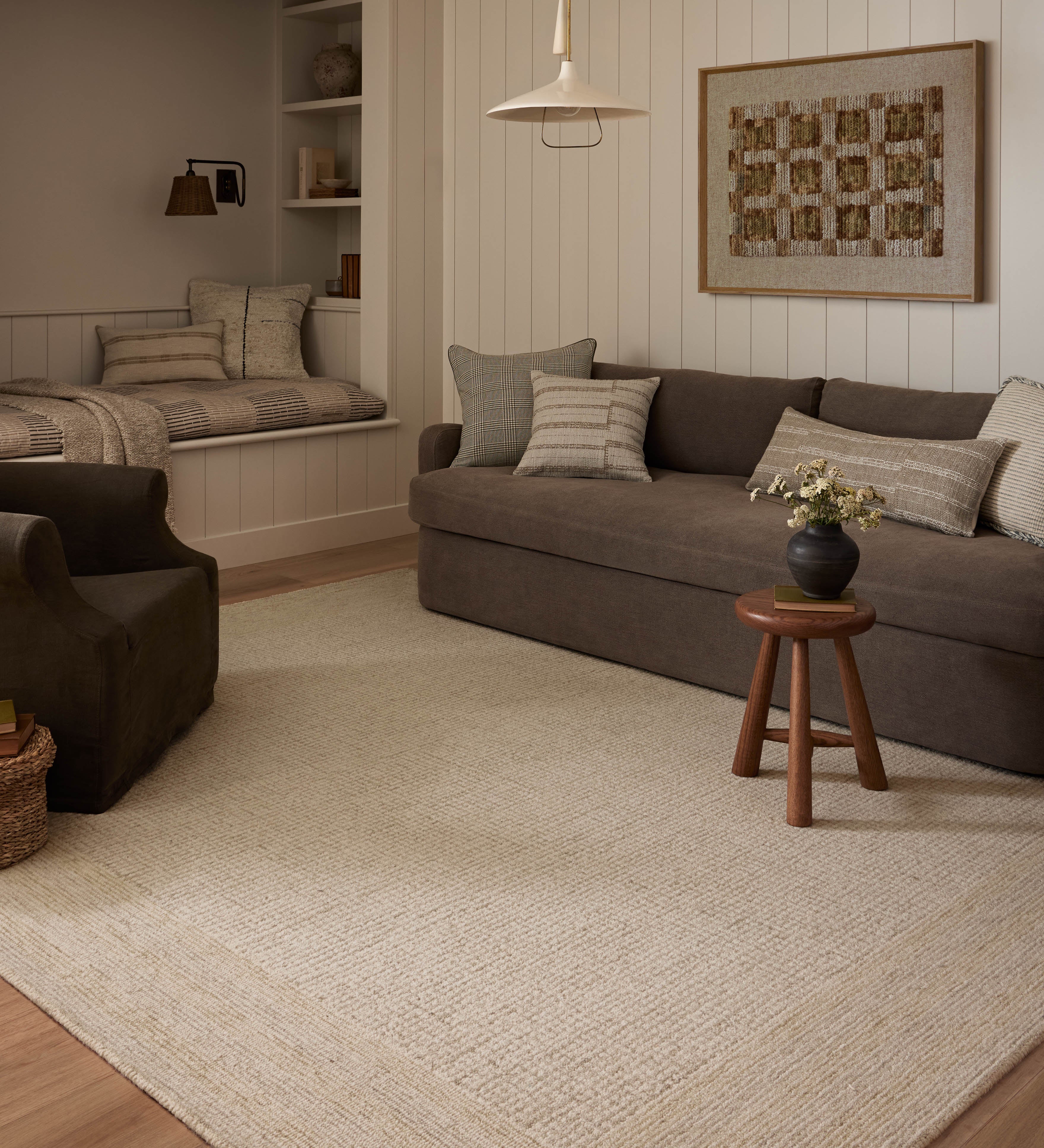 Amber Lewis x Loloi Windsor Ivory / Wheat Rug RUGS - wool Loloi