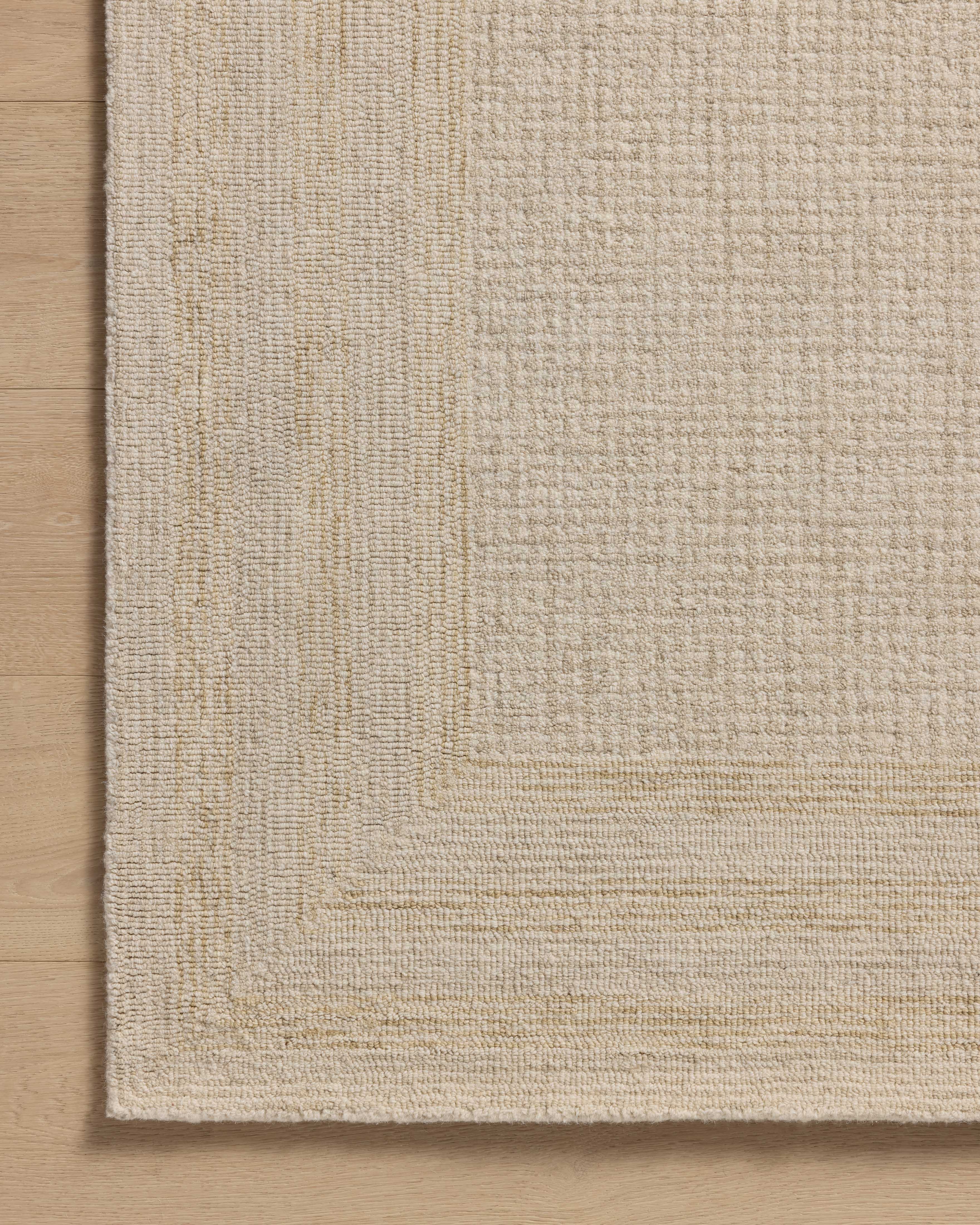 Amber Lewis x Loloi Windsor Ivory / Wheat RUGS - wool Loloi