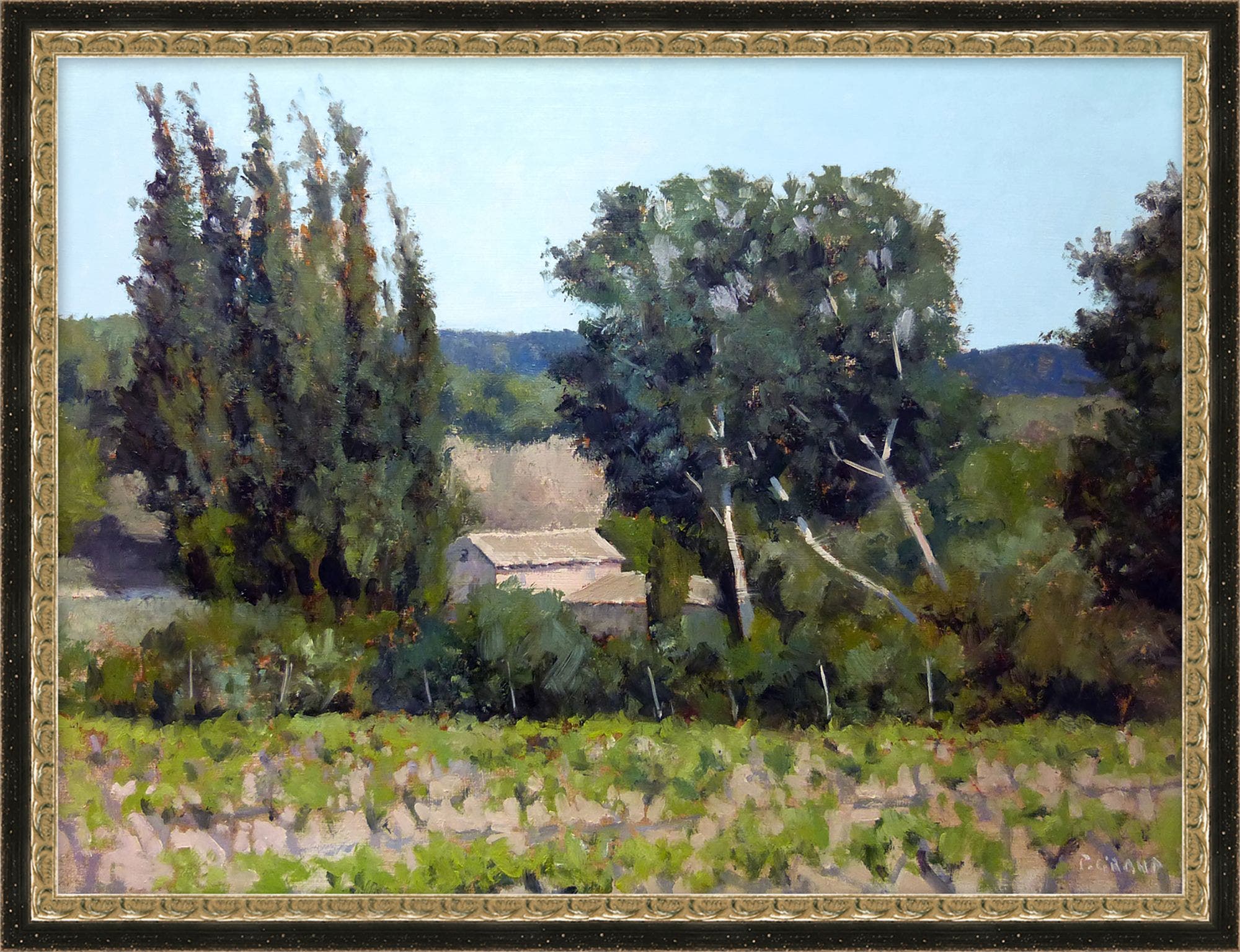 "French Farms" Framed Art Print ARTWORK - framed art Wendover Art Group