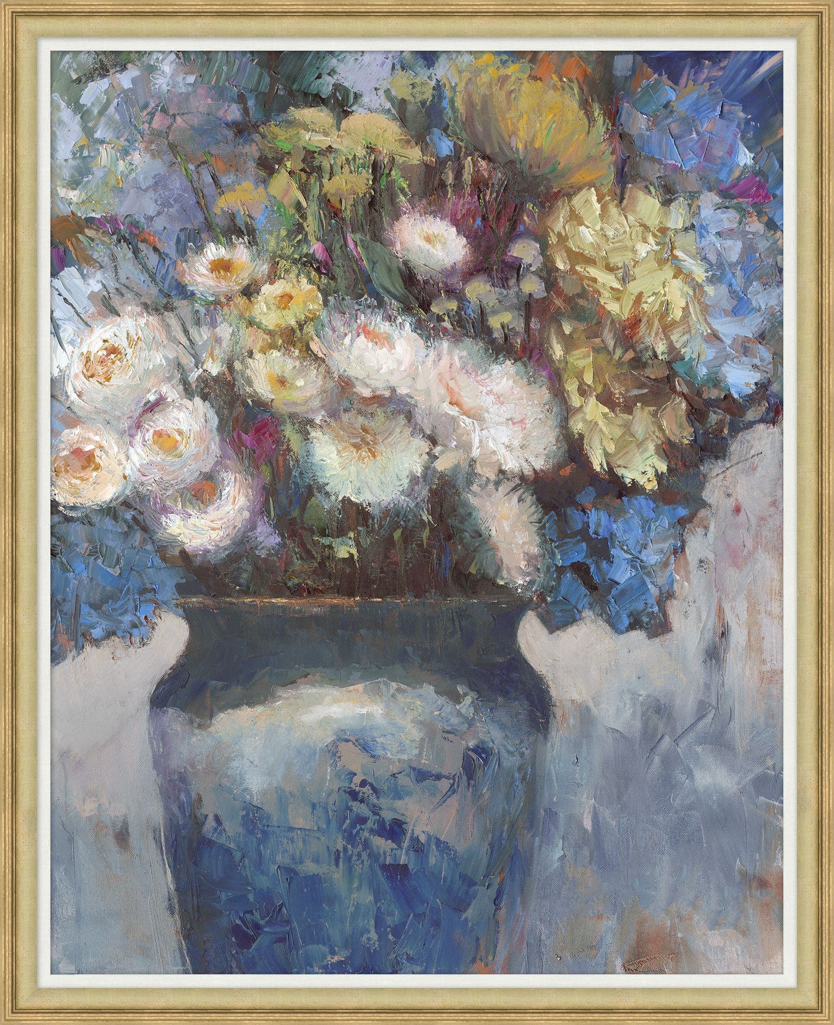 "Vivid Blooms" Framed Art Print ARTWORK - framed art Wendover Art Group
