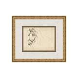 "Equine Sketch" Framed Art Print ARTWORK - framed art Wendover Art Group Equine Sketch IV