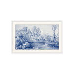 "View in Blue" Framed Art Print ARTWORK - framed art Wendover Art Group View in Blue 4