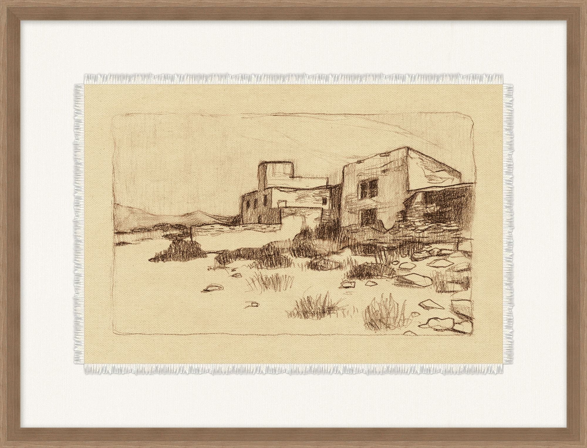"Wild West Compound" Framed Art Print ARTWORK - framed art Wendover Art Group