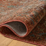 Loloi Winchester Rust / Multi Rug RUGS - synthetic Loloi 18" x 18"