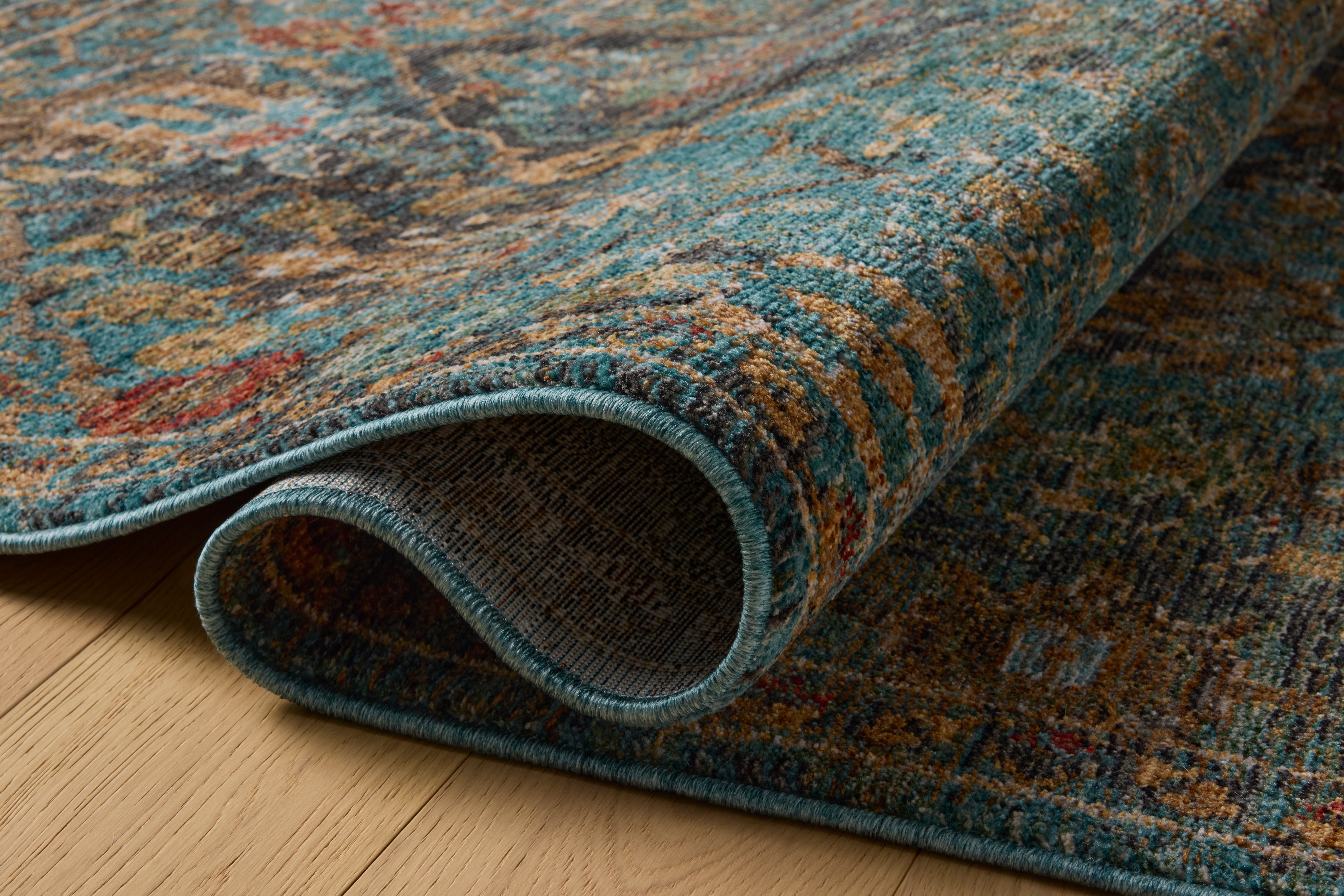 Loloi Winchester Blue Rug RUGS - synthetic Loloi 18" x 18"