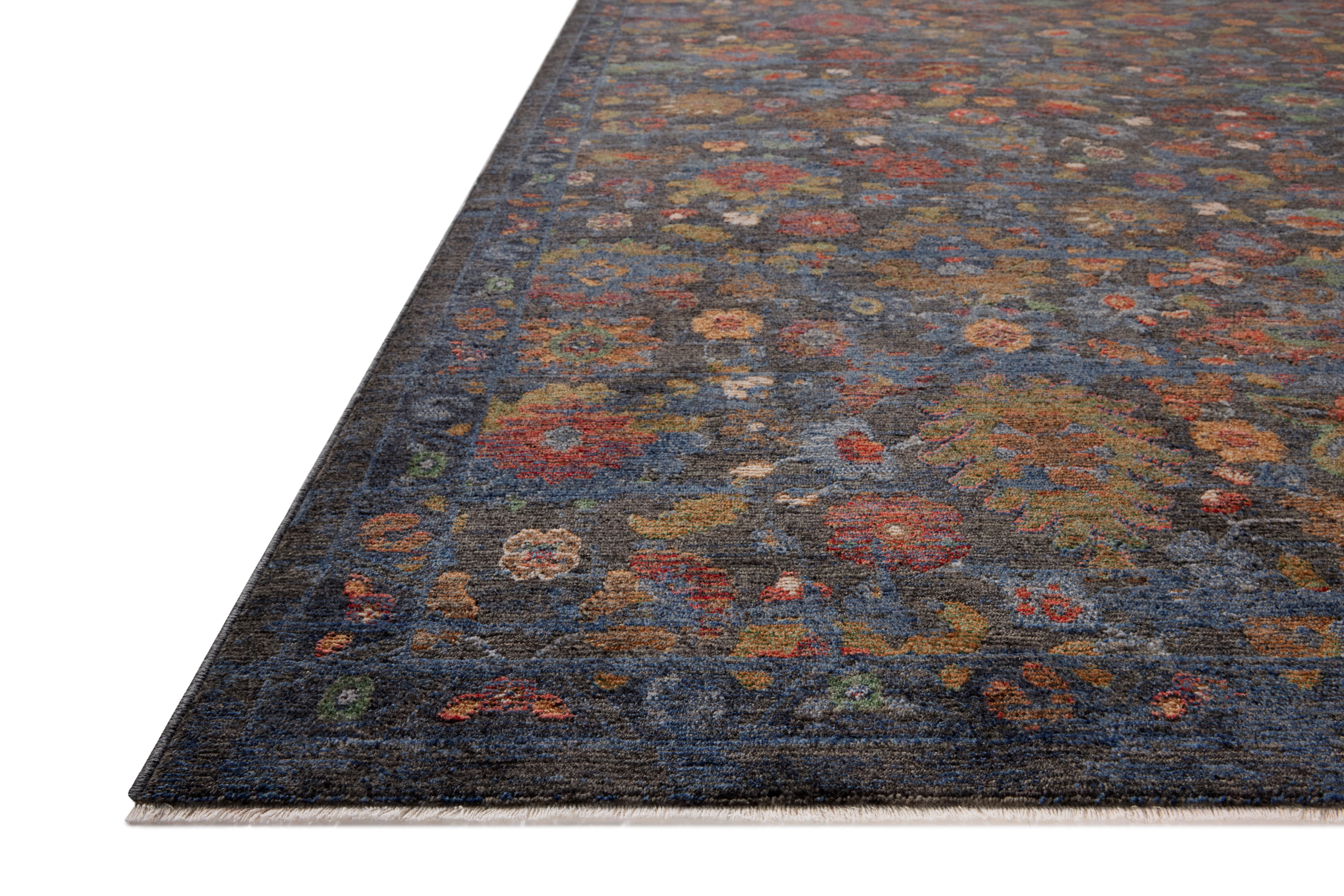 Loloi Winchester Sapphire / Multi Rug, 18" x 18" – view 2