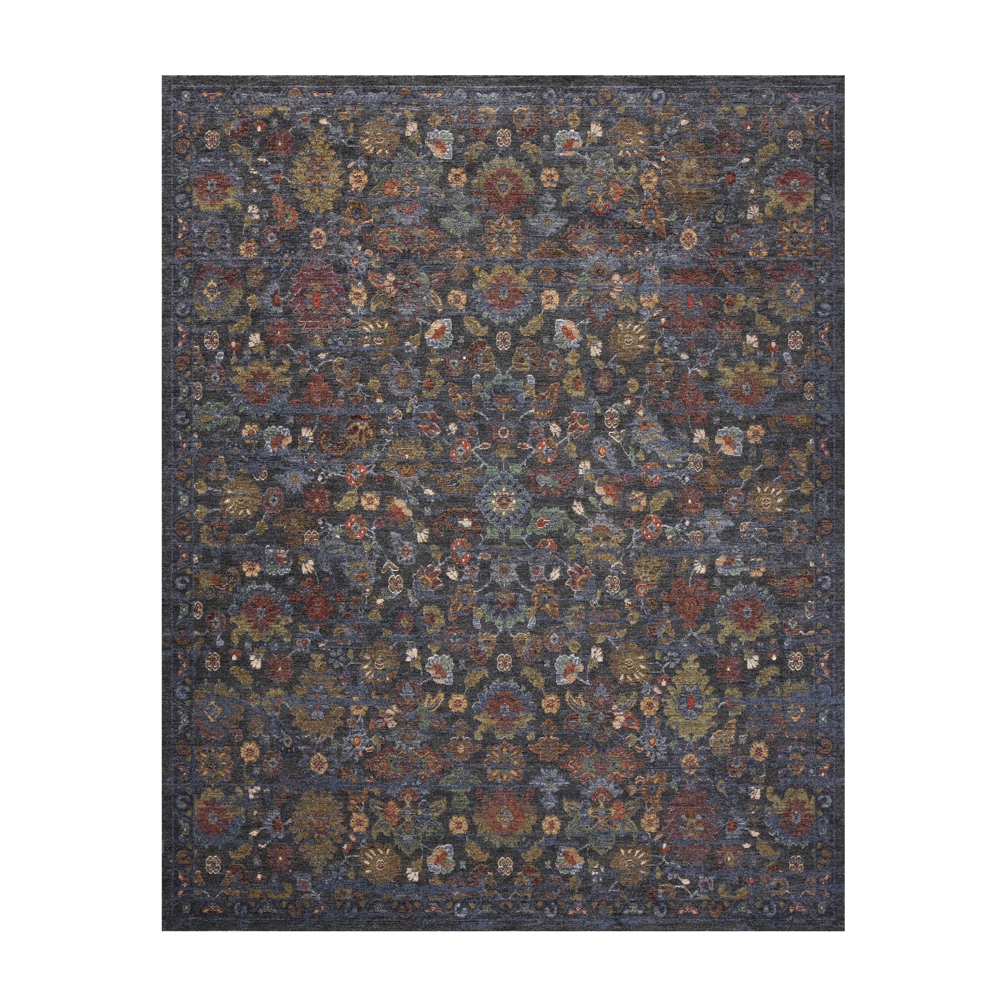 Loloi Winchester Sapphire / Multi Square Rug RUGS - synthetic Loloi 10'0" x 10'0" Square