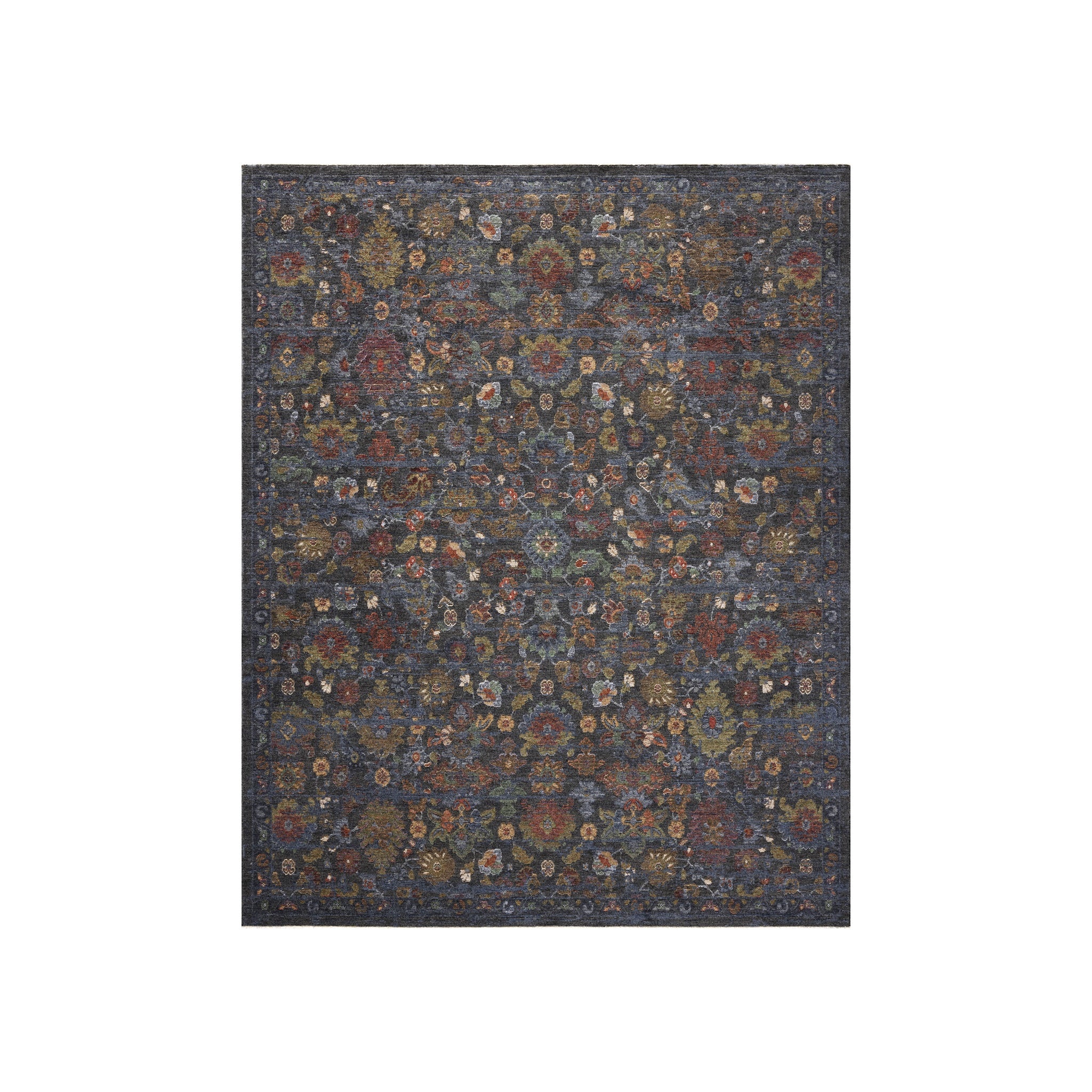 Loloi Winchester Sapphire / Multi Rug, 18" x 18"