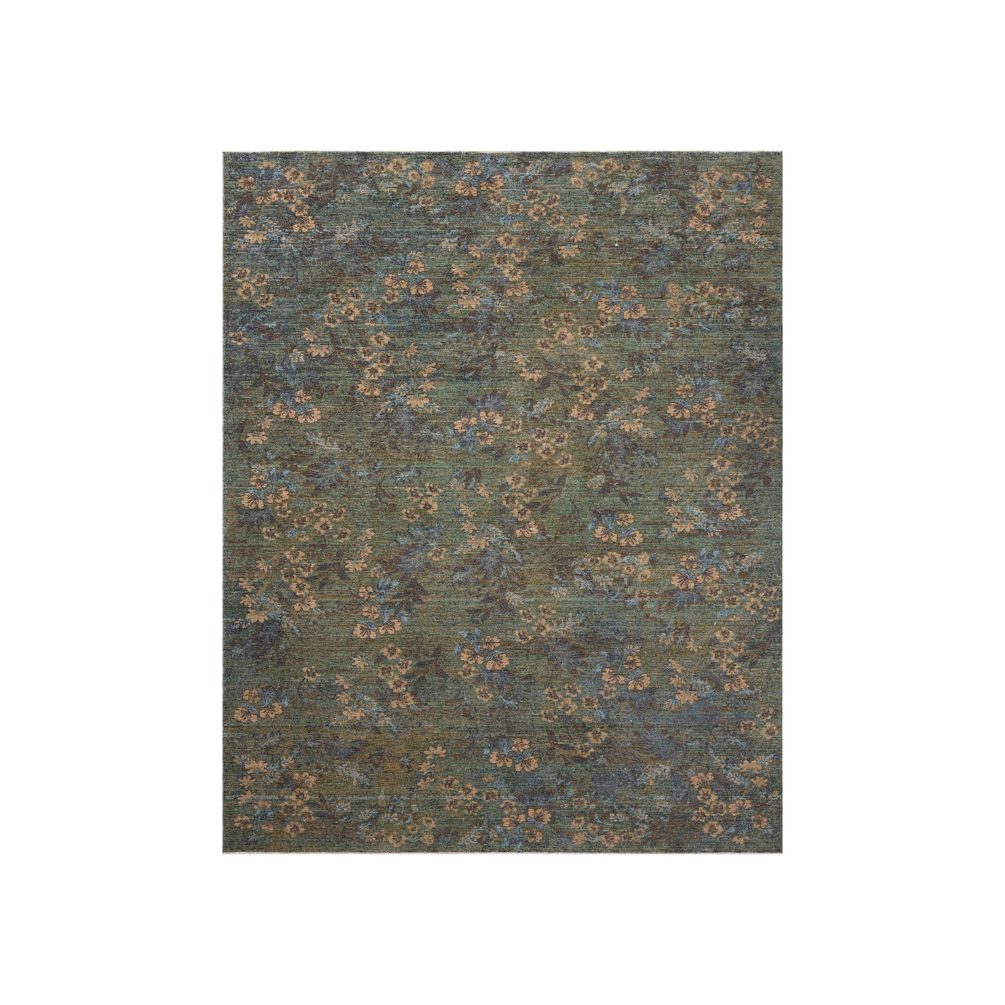 Loloi Winchester Seafoam Green / Teal Rug, 18" x 18"