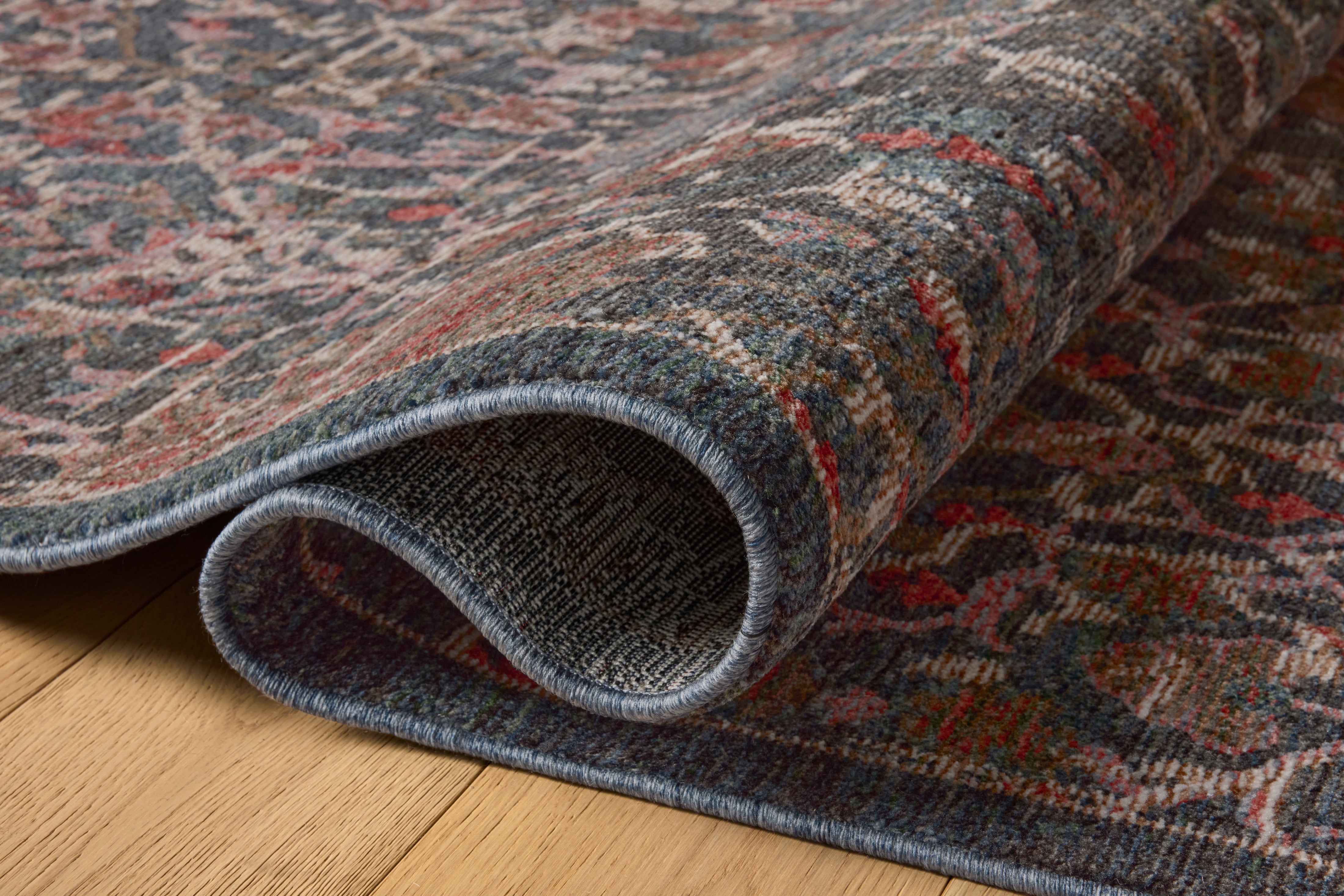 Loloi Winchester Denim / Sunset Rug RUGS - synthetic Loloi 18" x 18"