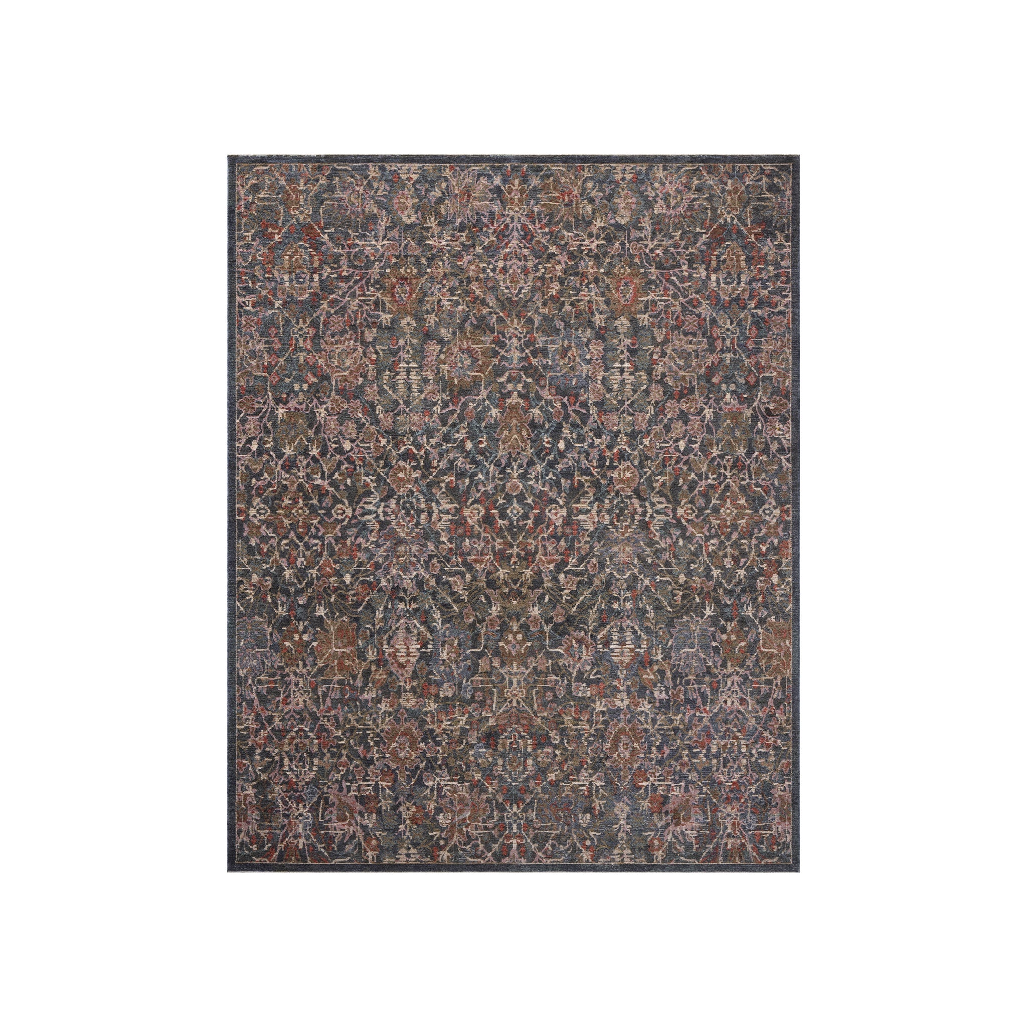 Loloi Winchester Denim / Sunset Rug, 18" x 18"