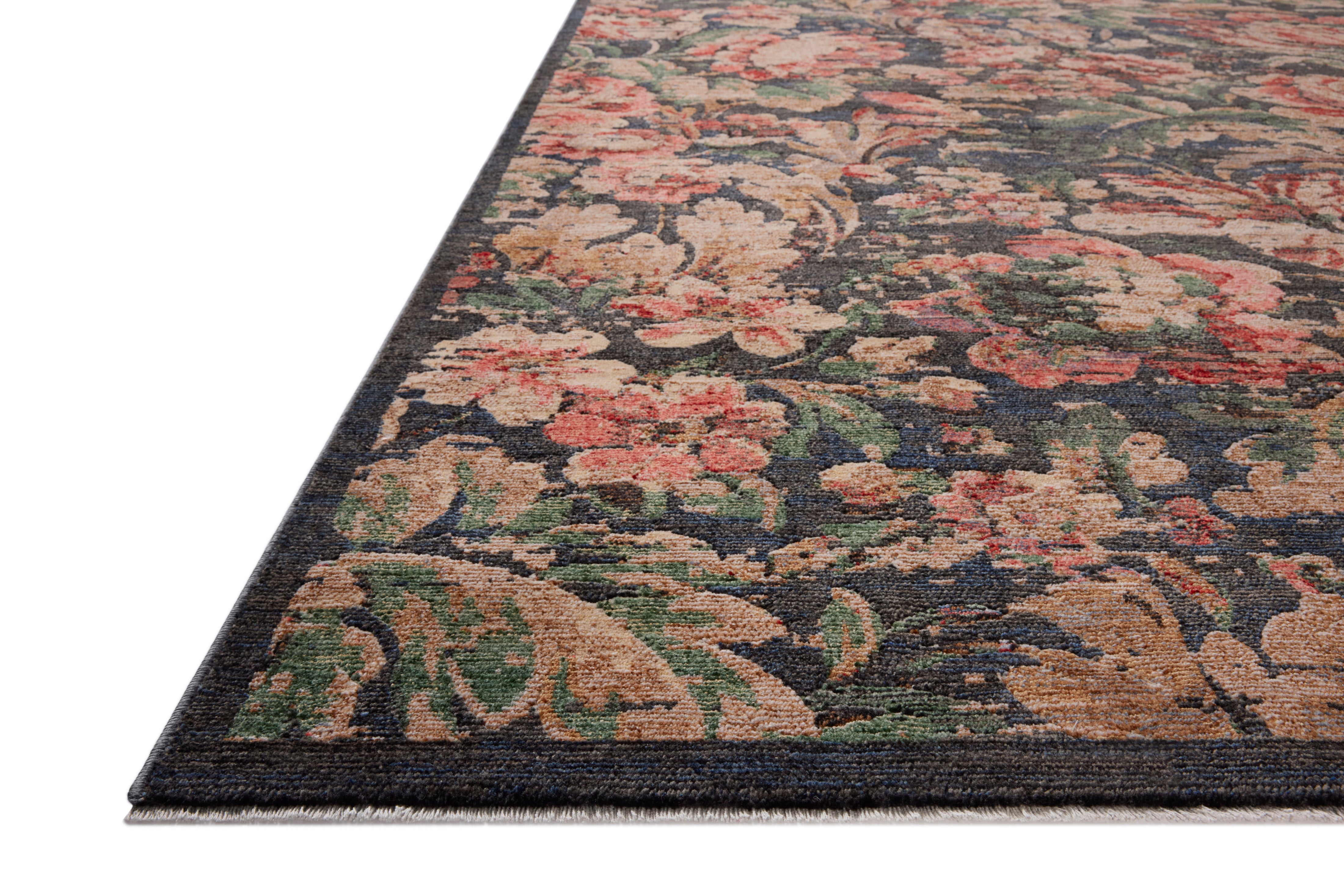 Loloi Winchester Midnight / Blush Rug RUGS - synthetic Loloi 18" x 18"