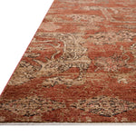 Loloi Winchester Brick / Beige Square Rug RUGS - synthetic Loloi