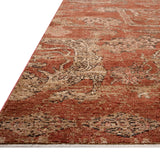 Loloi Winchester Brick / Beige Square Rug RUGS - synthetic Loloi