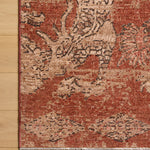 Loloi Winchester Brick / Beige Rug RUGS - synthetic Loloi 18" x 18"