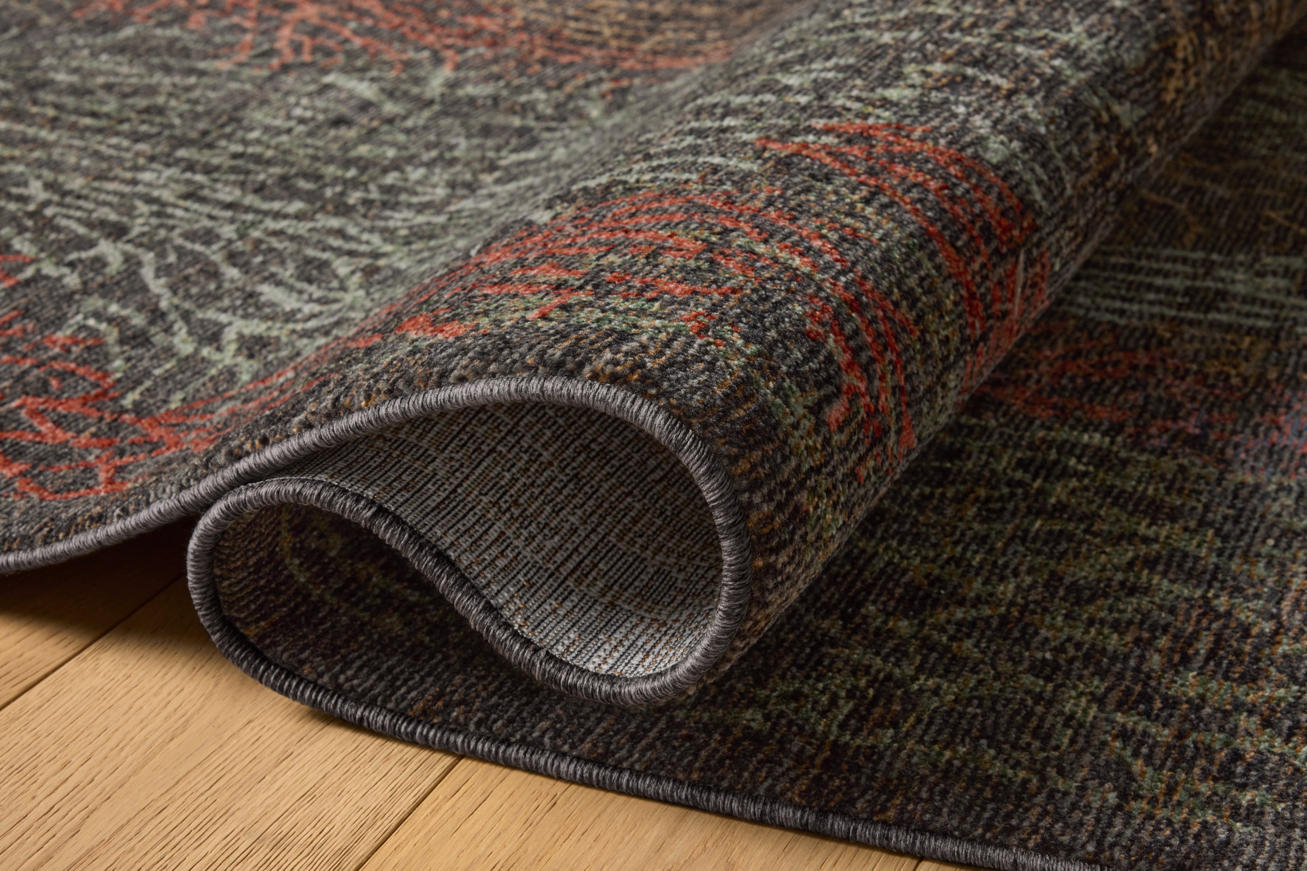 Loloi Winchester Ink / Multi Rug RUGS - synthetic Loloi 18" x 18"