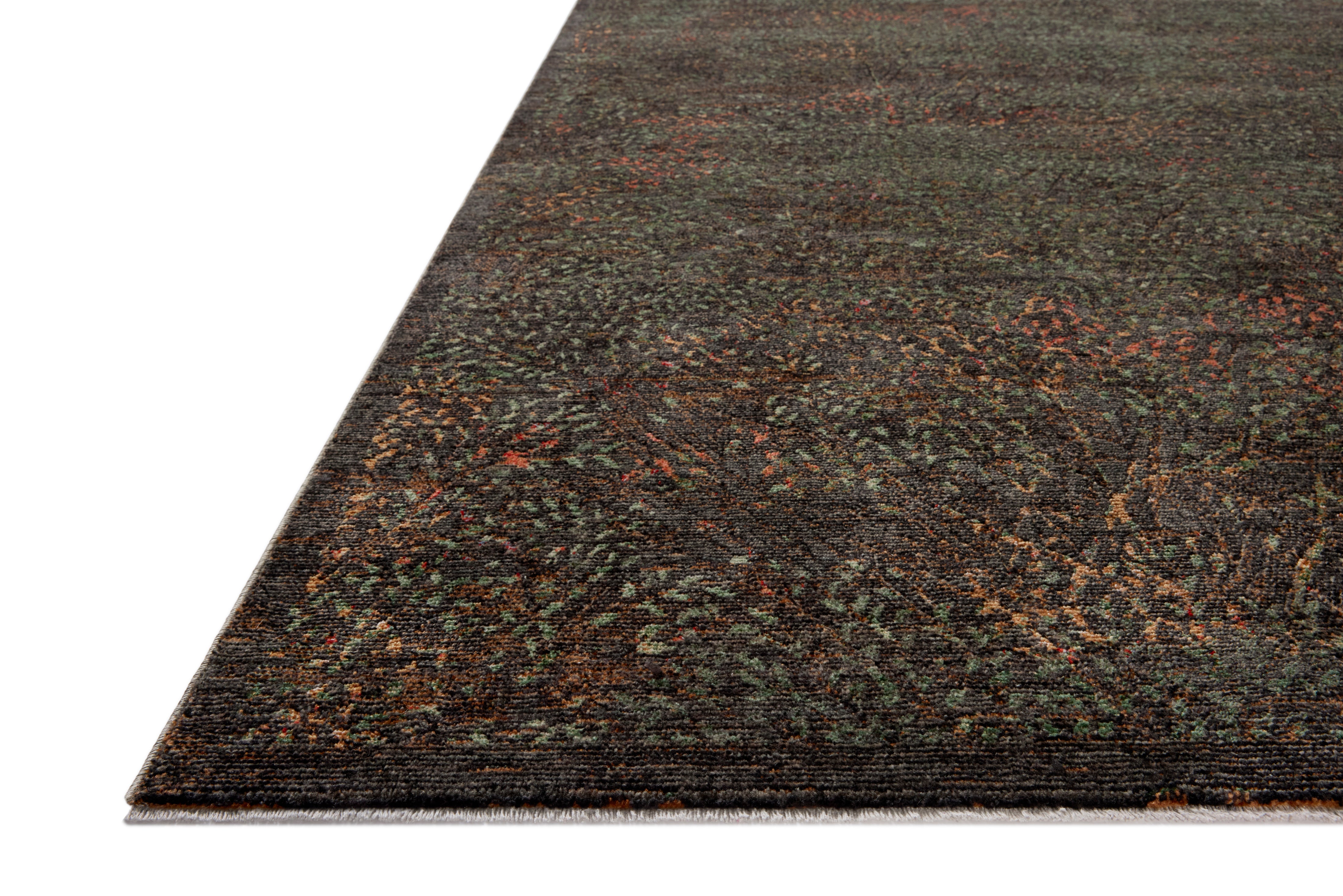 Loloi Winchester Ink / Forest Square Rug RUGS - synthetic Loloi